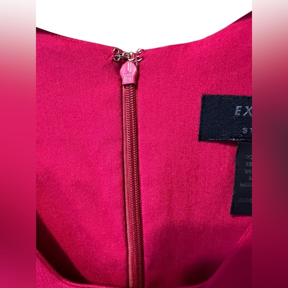 Express Fuchsia Sleeveless Midi Dress – Size 7/8 - Picture 3 of 10